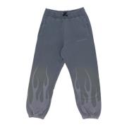 Vlammenprint Fleece Broek Vision OF Super , Gray , Heren