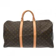 Pre-owned Canvas handbags Louis Vuitton Vintage , Brown , Dames