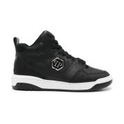 Stijlvolle Sneakers voor Mannen Philipp Plein , Black , Heren