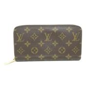 Pre-owned Canvas wallets Louis Vuitton Vintage , Brown , Dames