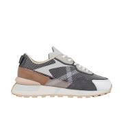 Retro-sportieve Pulsar Witte Sneakers Munich , Multicolor , Dames