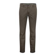 Bruine Katoenen Chino Broek Meyer , Brown , Heren