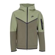 Tech Fleece Zip Hoodie Sweatshirt Nike , Green , Heren