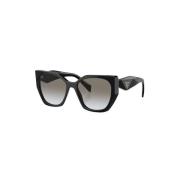 PR 19Zs 1Ab0A7 Sunglasses Prada , Black , Dames