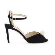 Suède Sandalen met Parelbal Jimmy Choo , Black , Dames