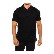 Polo met Korte Mouwen Karl Lagerfeld , Black , Heren