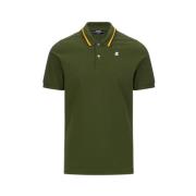 Stijlvolle Polo Shirt voor Mannen K-Way , Green , Heren