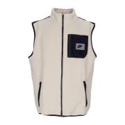 Mouwloos Polar Fleece Vest met hoge hals Nike , Beige , Heren