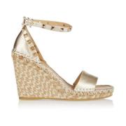 Stijlvolle Espadrilles voor Zomeroutfits Valentino Garavani , Beige , ...