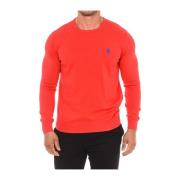 Ronde Hals Lange Mouw Jersey U.s. Polo Assn. , Red , Heren