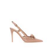 Elegant Slingback Pumps Valentino Garavani , Beige , Dames