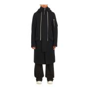 Zwarte Lana Megaparka Jas Rick Owens , Black , Heren