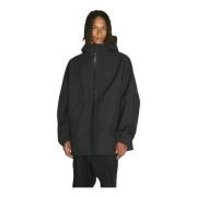 Lichtgewicht Hooded Jacket met ritssluiting Y-3 , Black , Heren