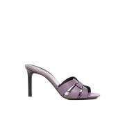 Gevlochten Band Hakken Muiltjes Saint Laurent , Purple , Dames