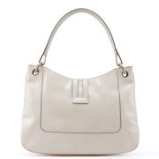 Pre-owned Leather handbags Gucci Vintage , White , Dames