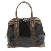 Pre-owned Canvas fendi-bags Fendi Vintage , Black , Dames