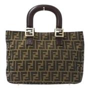 Pre-owned Fabric totes Fendi Vintage , Brown , Dames