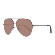 Zilveren Aviator Zonnebril Bally , Gray , Unisex