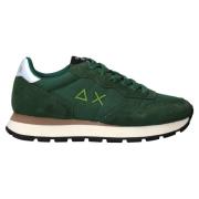 Groene Ally Solid Nylon Sneakers Sun68 , Green , Dames