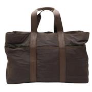 Pre-owned Leather totes Hermès Vintage , Brown , Dames