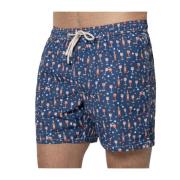 Blauw Marinebadpak Spritz Patroon MC2 Saint Barth , Blue , Heren