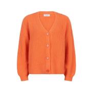 Peach Cardigan Rebekah | Orange Freewear Lofty Manner , Orange , Dames