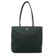 Pre-owned Canvas prada-bags Prada Vintage , Green , Dames