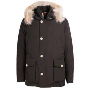 Zwarte Jassen voor Heren Woolrich , Black , Heren