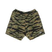 Camo Relaxte Shorts Tijgerprint Lichtgewicht Obey , Multicolor , Heren