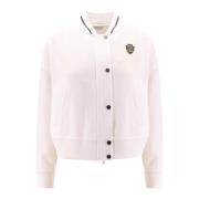 Sweatshirt met rits en drukknopen Brunello Cucinelli , Pink , Dames