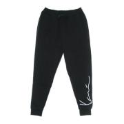 Zwarte Fleece Trainingsbroek Karl Kani , Black , Dames