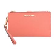 Sherbert Portemonnee Compact Ontwerp Michael Kors , Red , Dames