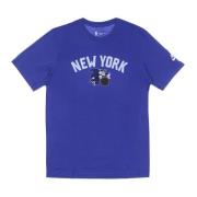 NY Knicks Logo Tee Nike , Blue , Heren