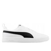 Wit-Zwarte Sneakers voor jongeren Puma , White , Dames