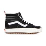 Zwart/wit hoge top outdoor schoenen Vans , Black , Heren