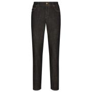 Klassieke Zwarte Broek Dolce & Gabbana , Black , Heren