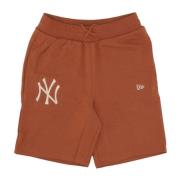 Yankees Earth Brown Tracksuit Shorts New Era , Brown , Heren