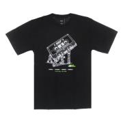 Zwarte Soundclash Tee Heren T-shirt HUF , Black , Heren