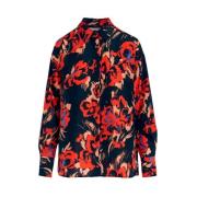 Zijden Oversized Blouse Essentiel Antwerp , Red , Dames