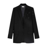 Ster Perm Blazer Zadig & Voltaire , Black , Dames