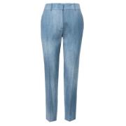 Elegante Broek met Unieke Stijl Ermanno Scervino , Blue , Dames