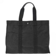 Pre-owned Canvas totes Hermès Vintage , Gray , Unisex