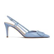 Elegante Slingback Sandalen Valentino Garavani , Blue , Dames