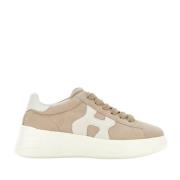 Rebel Sneakers Hogan , Beige , Dames