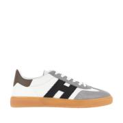 Witte Platte Schoenen Hogan , White , Heren