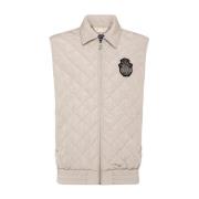 Stijlvolle Blauwe Vest voor Mannen Billionaire , Beige , Heren