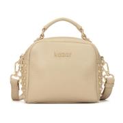 Kleine handtas met ronde noppen Kazar , Beige , Dames