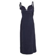 Pre-owned Cotton dresses Jacquemus Pre-owned , Blue , Dames