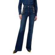 Stijlvolle Denim Jeans Elisabetta Franchi , Blue , Dames