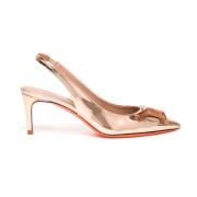 Slingback Pumps Santoni , Pink , Dames